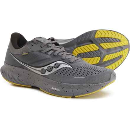 Saucony Ride 16 Running Shoes (For Men) in Gravel/Sulphur