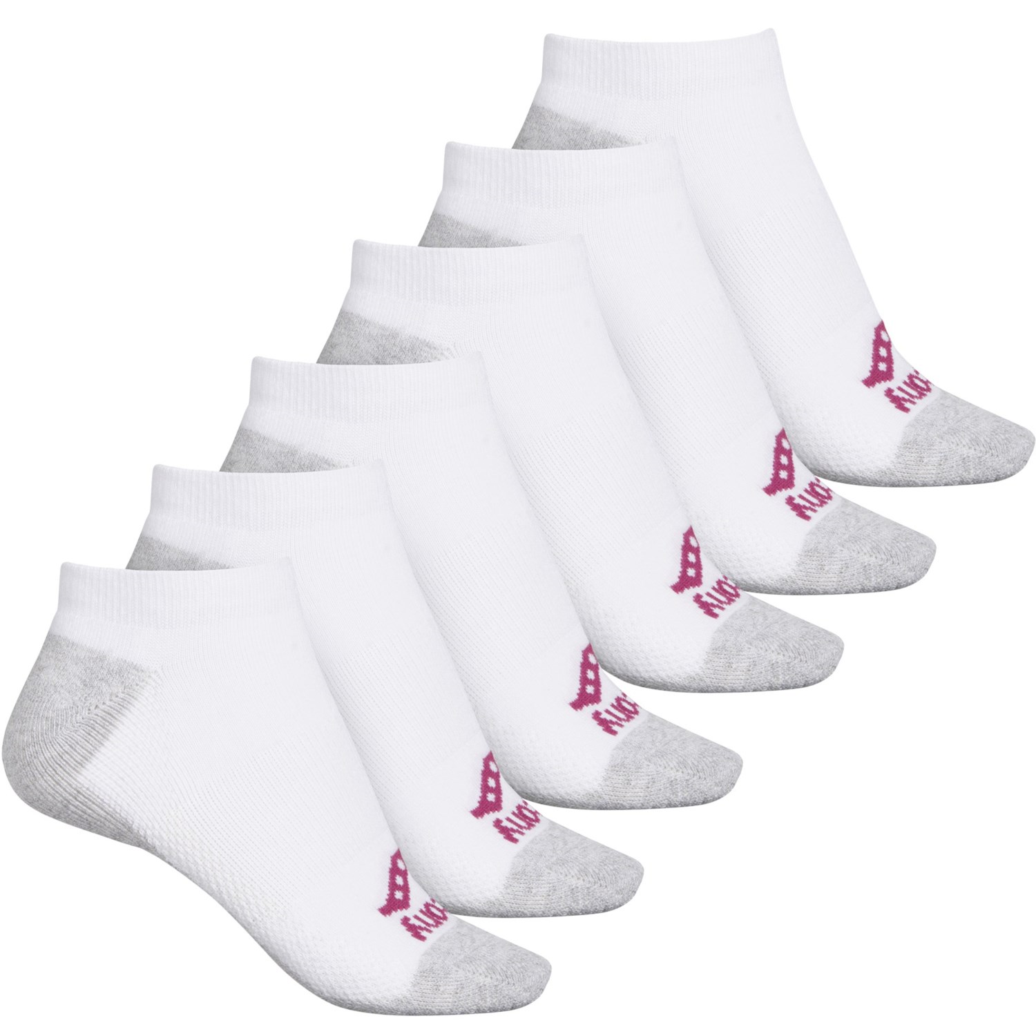 white saucony socks