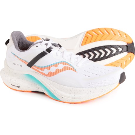 Saucony Tempus Running Shoes (For Men) in White/Viziornge