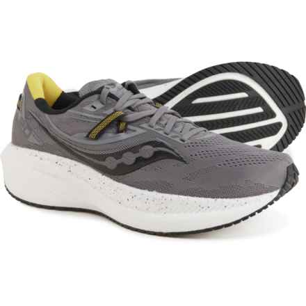 Saucony Triumph 20 Running Shoes (For Men) in Gravel/Sulphur