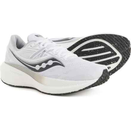 Saucony Triumph 20 Running Shoes (For Men) in White/Black