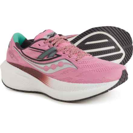 Saucony Triumph 20 Running Shoes (For Women) in Peony/Asphalt