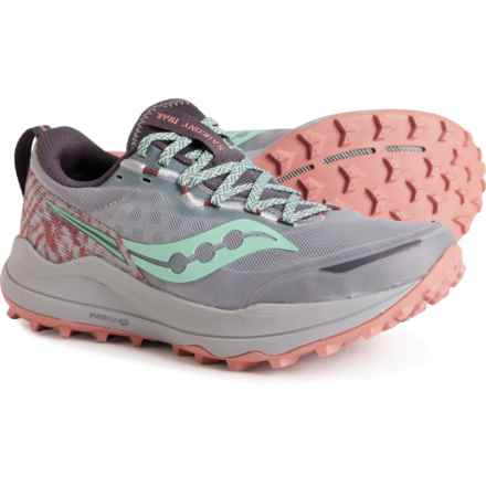Saucony Xodus Ultra 2 Trail Running Shoes (For Women) in Fossil/Soot