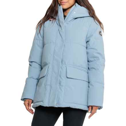 Save the Duck Bessie Hooded Jacket - Insulated in Powder Blue