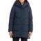 Save the Duck Bethany Hooded Parka - Insulated in Navy Blue