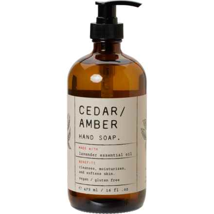 Savon Element Hand Soap - 16 oz. in Cedar Amber