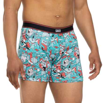 SAXX Holiday Office Party Daytripper Boxer Briefs with Fly in Holiday Office Party