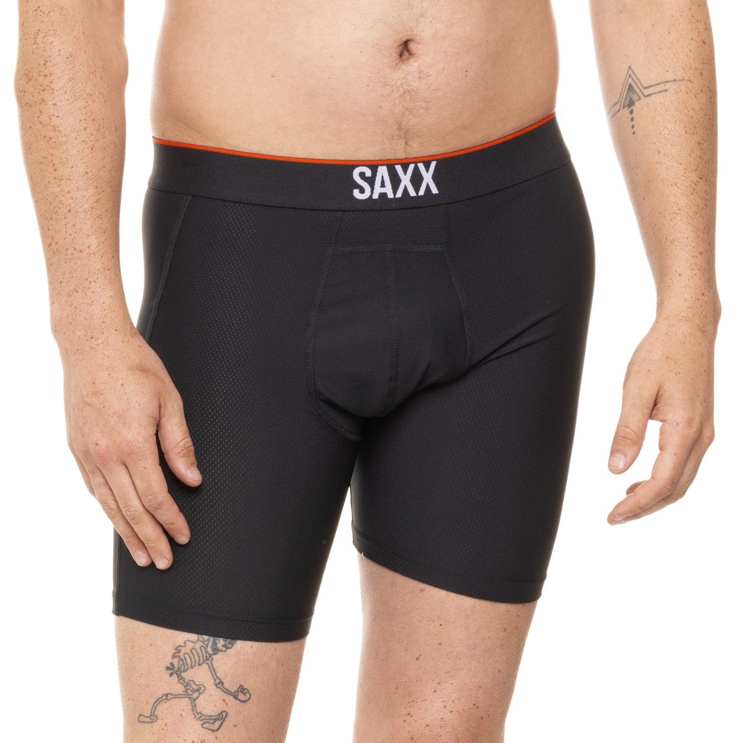 Saxtuku0127ページ DropTemp® Cooling Cotton Boxer Brief - Buzzcut/Black | SAXX