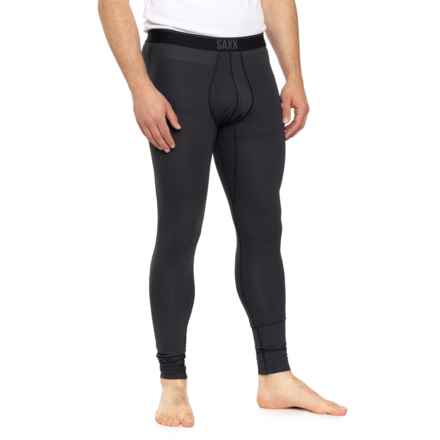 SAXX Quest Quick-Dry Mesh Base Layer Pants in Black