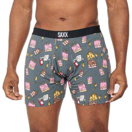 SAXX Ultra Supersoft Boxer Briefs in Fired Up- Turbulence