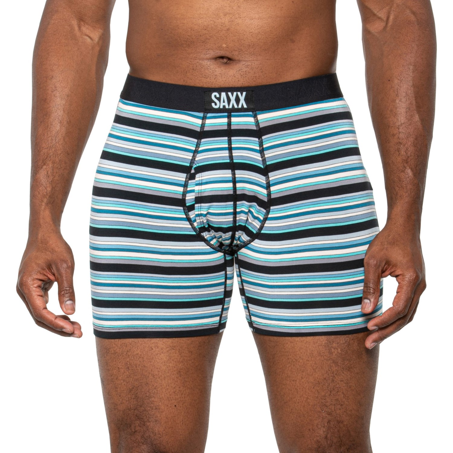 SAXX Ultra Supersoft Boxer Briefs with Fly - Save 31%