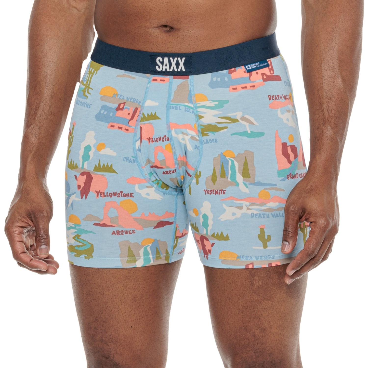 SAXX Ultra Fly Boxers - Tropical Lens