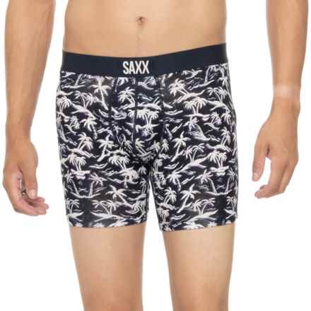 SAXX Vibe Super Soft Boxer Briefs in Cdi Castaway  Dark Ink