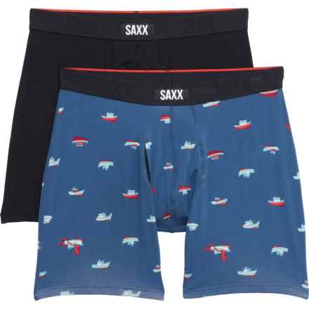SAXX Vibe Xtra Boxer Briefs - 2-Pack in Lets Get Kraken/Black