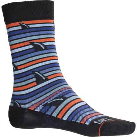 SAXX Whole Package Socks - Crew (For Men) in Fins/Blue Multi