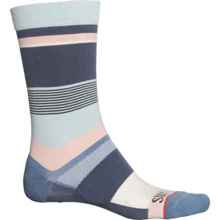 SAXX Whole Package Socks - Crew (For Men) in Splash Rugby/Blue