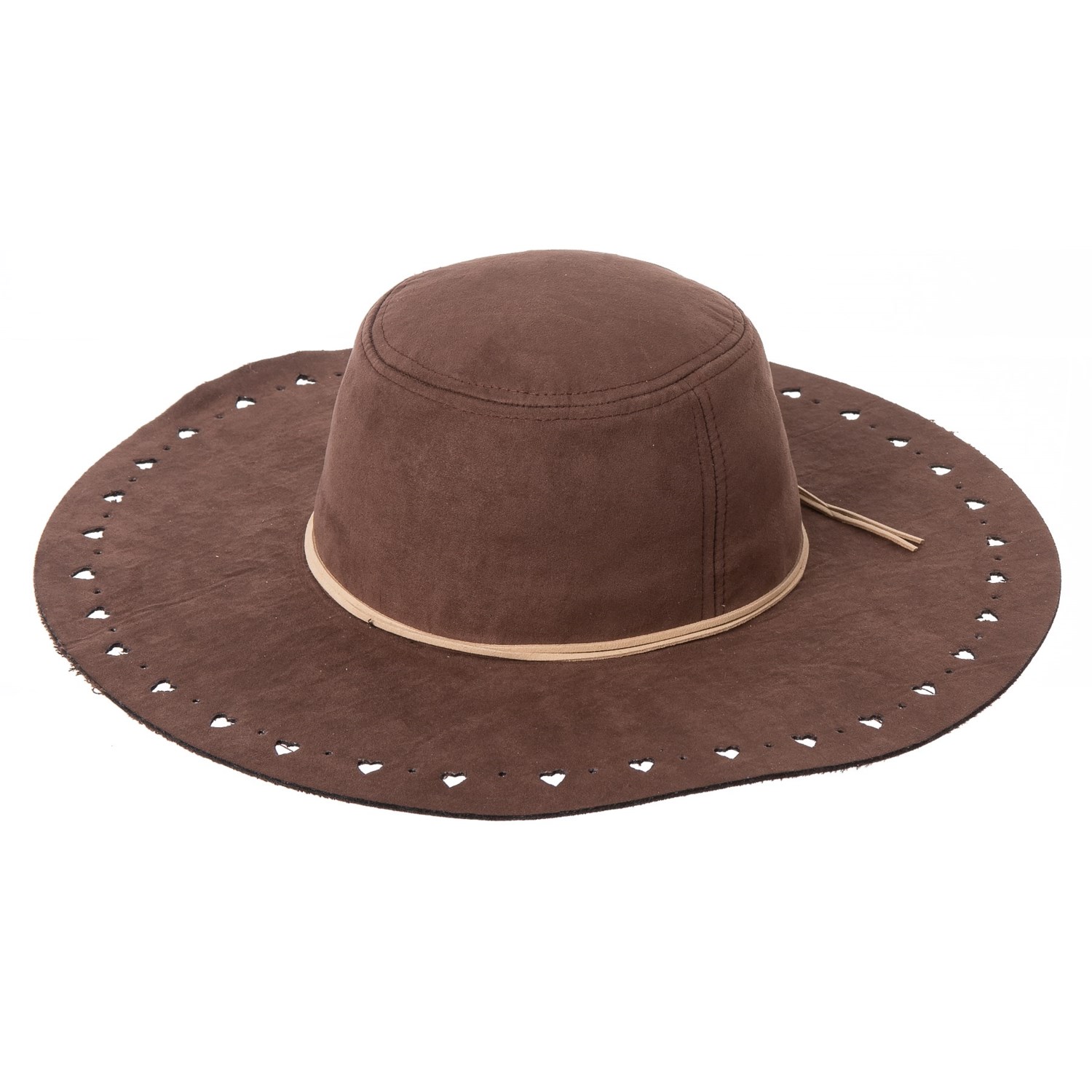Scala Round Crown Hat – Faux-Suede (For Women)
