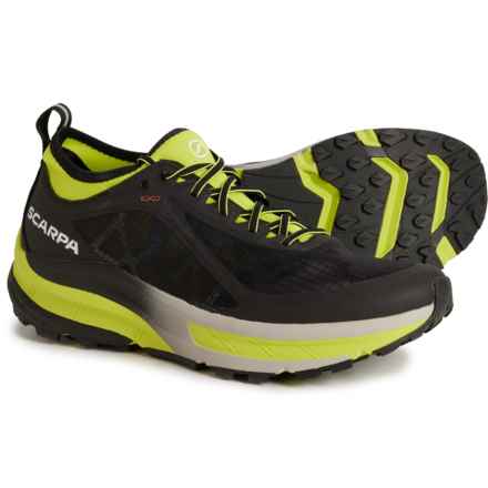 Scarpa Golden Gate ATR Trail Running Shoes (For Men) in Black/Lime