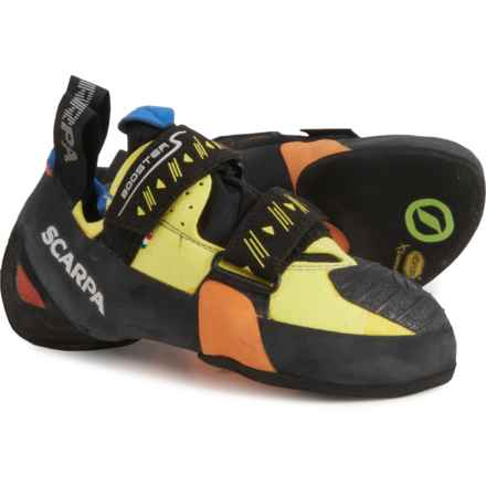 Scarpa Made in Italy Booster S Climbing Shoes (For Men and Women) in Black/Yellow