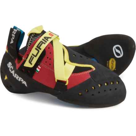 Scarpa Made in Italy Furia S Climbing Shoes (For Men and Women) in Parrot/Yellow
