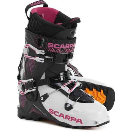 Scarpa Made in Italy Gea RS Alpine Touring Ski Boots (For Women) in White/Black/Rouge