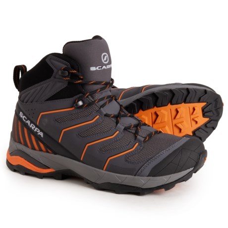 Scarpa Maverick Gore-Tex® Mid Hiking Boots - Waterproof (For Men) in Grey/Orange