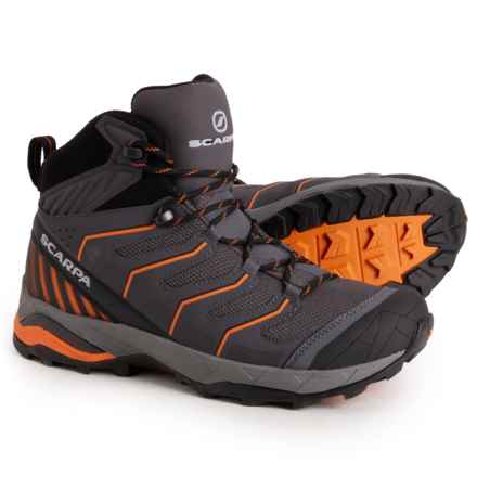 Scarpa Maverick Gore-Tex® Mid Hiking Boots - Waterproof (For Men) in Grey/Orange