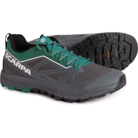 Scarpa Rapid Gore-Tex® Trail Running Shoes - Waterproof (For Men) in Anthracite/Alpine Green