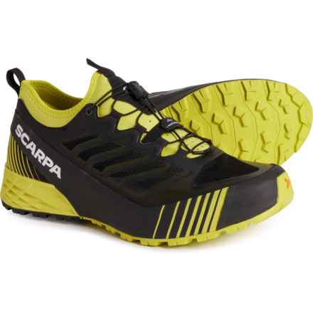 Scarpa Ribelle Run Trail Running Shoes (For Men) in Black/Lime