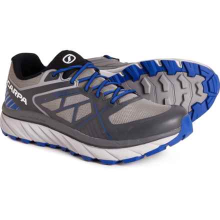 Scarpa Spin Infinity Gore-Tex® Trail Running Shoes - Waterproof (For Men) in Grey/Dark Blue