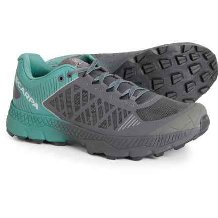Scarpa Spin Ultra Running Shoes (For Men) in Iron/Dark Sea