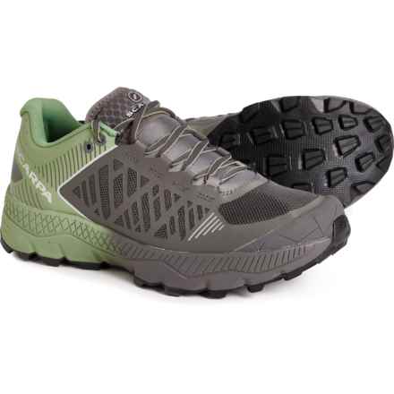 Scarpa Spin Ultra Running Shoes (For Women) in Shark/Green