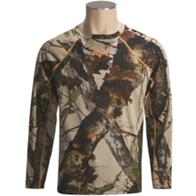 Scent-Lok® BaseSlayers Camo Top - Lightweight, Long Sleeve (For Big Men) in Vertigo Tan - Closeouts