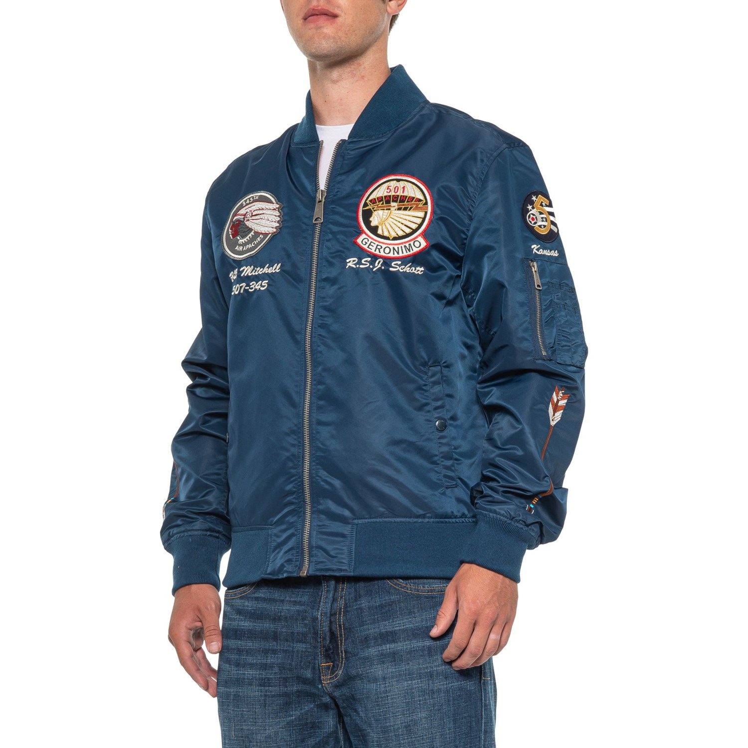 Schott Nyc Ma 1 Commemorative Flight Jacket For Men Save 59