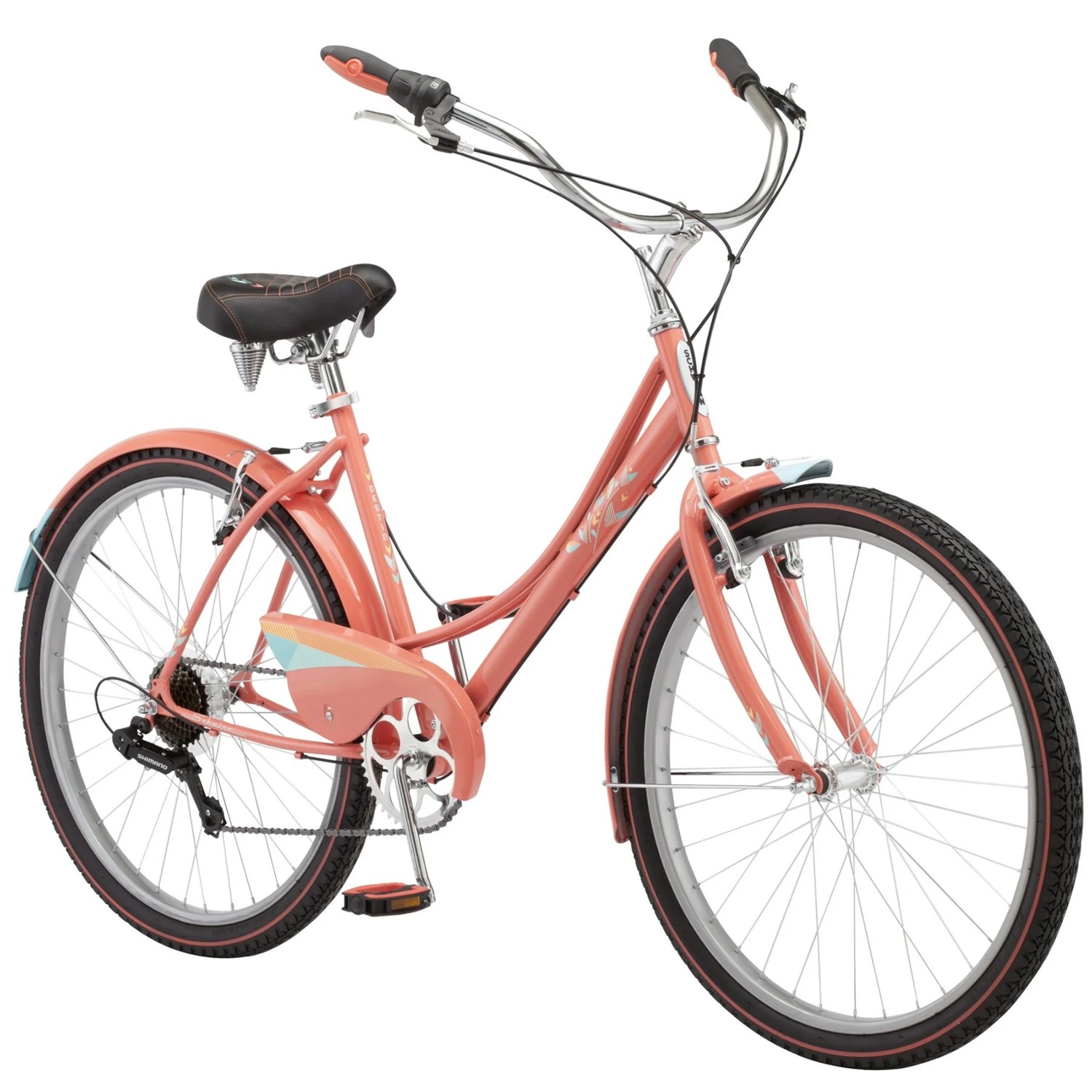 Women's cruiser fashion bike with gears