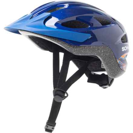 Schwinn Diode Lighted Bike Helmet (For Boys and Girls) in Blue