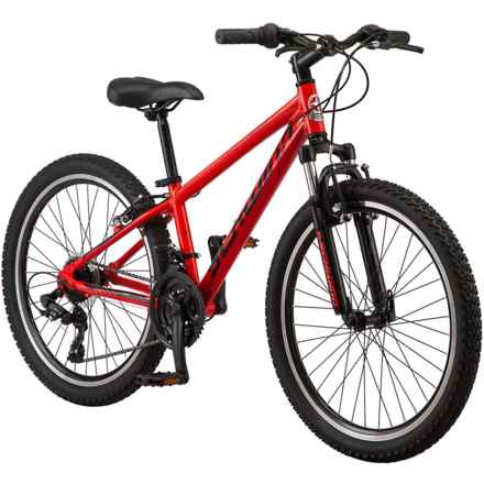 Schwinn High Timber Mountain Bike - 24” (For Boys and Girls) in Red