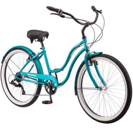 Schwinn Largo 7-Speed Cruiser Bike - 26” (For Women) in Dark Teal