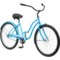 Schwinn Mikko 1-Speed Cruiser Bike - 26" (For Women) in Blue