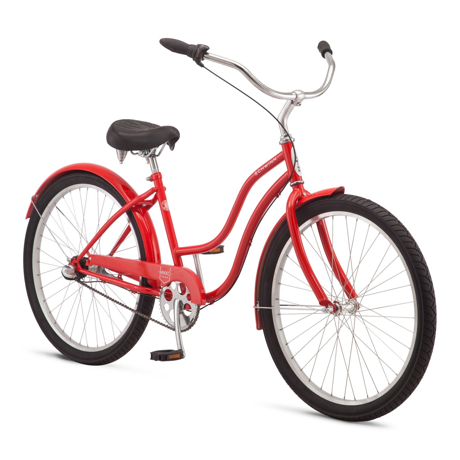 Schwinn Mikko 3-Speed Cruiser Bike | Red | Steel Schwinn Mikko 3-Speed Cruiser Bike | Red | Steel