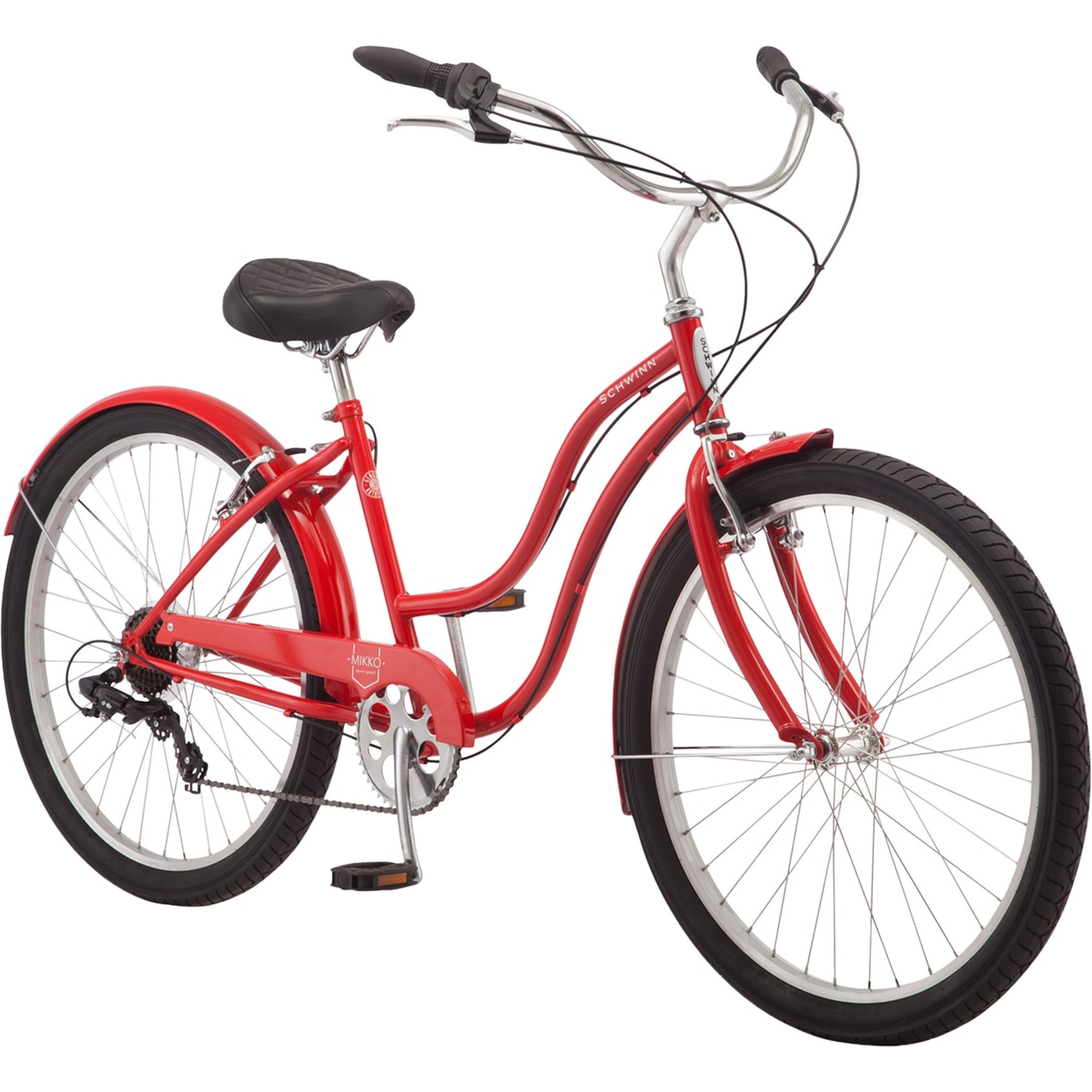 red schwinn bicycle Racer 3 Speed and triple chainrings for optimal gearing and shifting Scheller's - Refurbished Used Schwinn