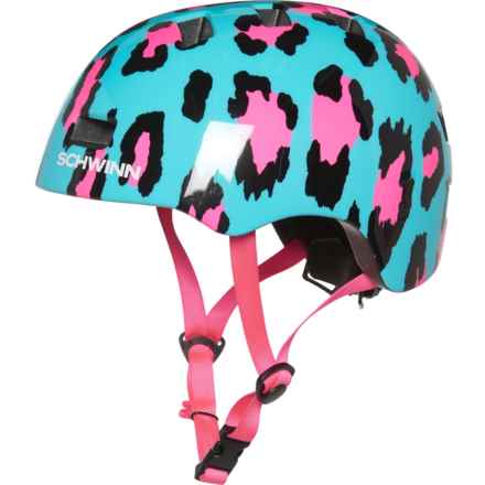 Schwinn Prospect Bike Helmet (For Boys and Girls) in Leopard Blue