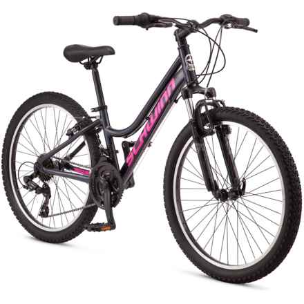 Schwinn Timber Trail AL Mountain Bike - 24” (For Girls) in Navy Blue