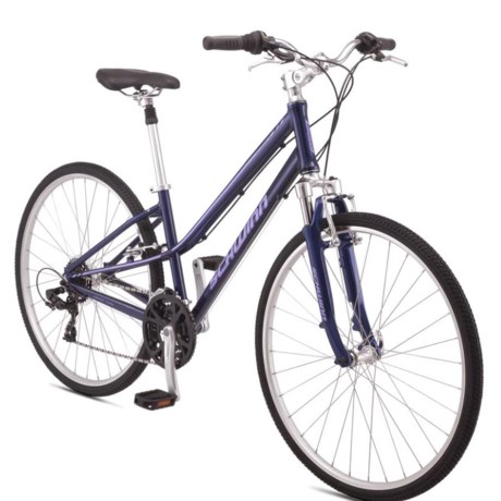 Schwinn Voyager 700C Hybrid Road Bike (For Women) in Navy Blue
