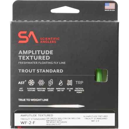 Scientific Anglers Amplitude Textured Trout Standard Freshwater Fly Line - Weight Forward in Optic Green/Willow/Dark Willow