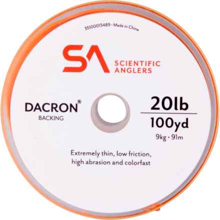 Scientific Anglers Dacron Backing Fly Line - 100 yds., 20 lb. in Orange
