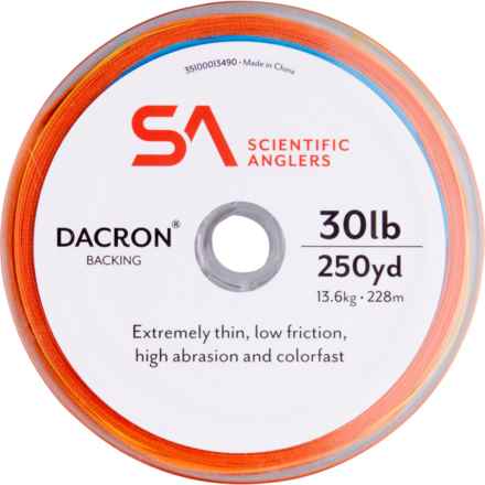 Scientific Anglers Dacron Tri-Color Backing Fly Line - 250 yds., 30 lb. in Orange/Yellow/Blue