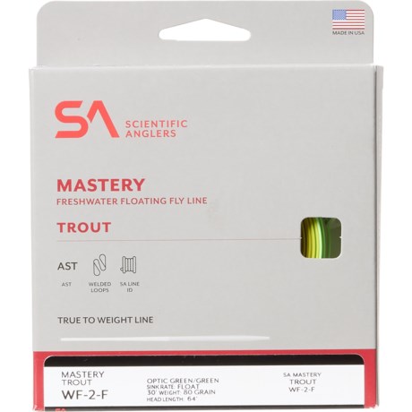 Scientific Anglers Mastery Trout Freshwater Fly Line - Weight