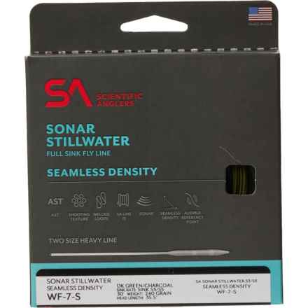 Scientific Anglers Sonar Stillwater Seamless Density Sinking Fly Line - 7wt in Dark Green/Charcoal