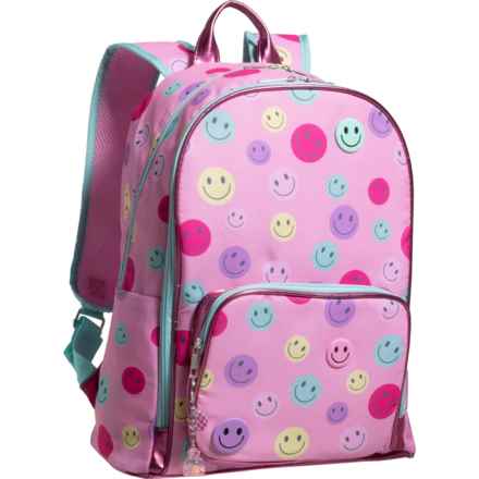 SCOOL DAZE Fun Print Backpack (For Girls) in Pink Rainbow - Closeouts